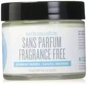 Schmidt's Natural Deodorant For Men and Women Fragrance Free - 2 Ounce Jar - Picture 1 of 1