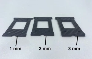 SWC4507 SWORKz S14-3 Carbon Spacers 1-3mm Rear by RC Carbon Cavalieri (3) - Picture 1 of 1