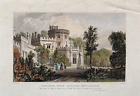 1831 Antique Print; Luscombe Castle near Dawlish, Devon after Thomas Allom