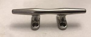 Boat 316 Stainless Cleat 8” Herreshoff Hollow Base Cleat NOS - Foto 1 di 5