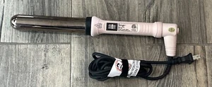 L'ange Hair Curling Wand HT015B 1.25” Blush Pink Lange Curling Iron - Picture 1 of 4