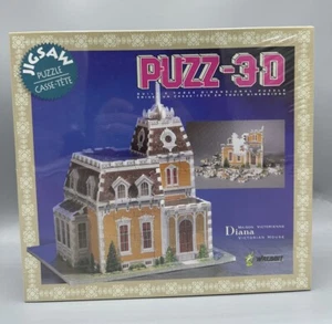 PUZZ 3D Diana Victorian House 289 Piece Jigsaw Puzzle Wrebbit NEW & SEALED - Picture 1 of 6