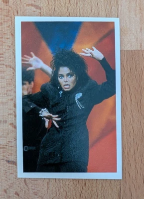 1988 FANZ Sticker Janet Jackson  #103  Diphold Spain - Image 1 of 2
