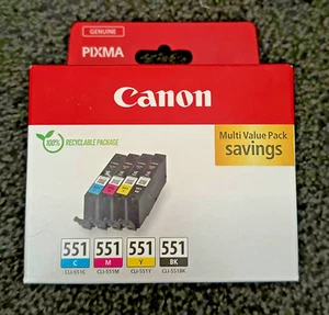 Canon CLI-551 Cartuccia a getto d'inchiostro confezione multi valore CMYK 6509B015 - Foto 1 di 1
