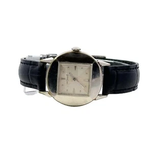 Le Coultre Vintage 10k White Gold Filled 2 Tone X Dial Manual Wind Mens Watch - Picture 1 of 8