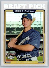 2005 Topps Chrome Update & Highlights Refractor Ryan Braun #UH198