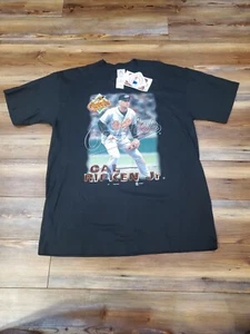 NWT Vintage 90s XL Cal Ripken Jr MLB Baseball Orioles 1997 Player T-Shirt NEW - Picture 1 of 5