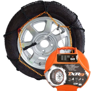 Car Tyre Snow Chains N60 14" 15" 16" Inch Anti Skid Emergency Mud Steel Chains - Picture 1 of 96