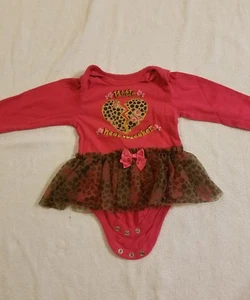 Baby Mädchen Garanimals rosa "Little Heartbreaker" Body mit Rock Größe 6-9M  - Bild 1 von 3