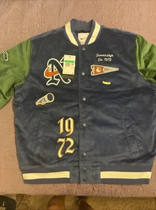 Nike Cord Varsity Bomberjacke 1972 Herren XL Swoosh Letterman Destroyer Neu mit Etikett - Bild 1 von 9