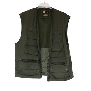Outdoow Weste Outdoor Wear Herren Größe L Vintage Atmungsaktiv AnglerWeste Grün - Bild 1 von 2