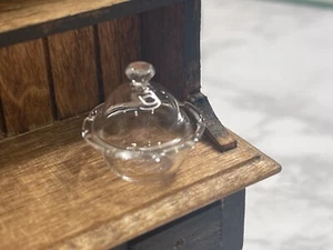 Puppenhaus Glasschale mit Deckel Maßstab 1:12 - Bild 1 von 6