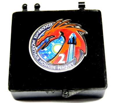 SpaceX Crew Dragon Mission 2 Pin NASA Exploración Espacial Oficial Coleccionable Foto 1 de 3