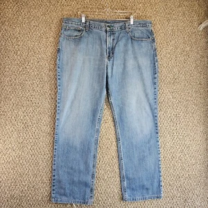 Vintage Tommy Hilfiger Freedom Jeans Mens 40x34 ( 40x32 ) Straight Blue Denim - Picture 1 of 13