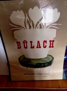 Original Vintage Plakat BULACH Plakat Swiss Glass 1953 - Bild 1 von 8
