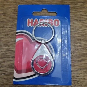 Haribo Heart Metal Keyring New & Sealed Sweets Gold Bear - Picture 1 of 2