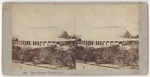 1860 Salt Lake City, Utah Stereoview - Tabernáculo Mormón Recién Construido - Imagen 1 de 2
