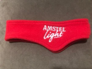 New Red Amstel Light Winter Headband - Picture 1 of 1