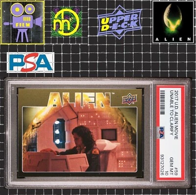 2017 Upper Deck Alien Movie - #59 Ripley - Unable to Clarify - PSA 10 GEM MINT - Image 1 of 4