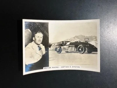 1935 Pattreiouex Sporting Events & Stars #61 CAPTAIN EYSTON - Motor Racing (E) - Image 1 of 2
