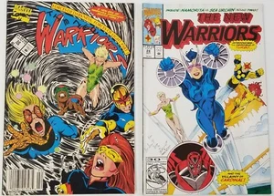GI) Lot of 2 Marvel The New Warriors Comic Books - Picture 1 of 4