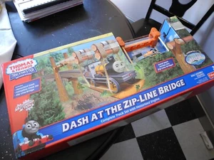 REDUCED ! RARE COLLECTIBLE, THOMAS the Train - Dash at the Zip Line Bridge - Picture 1 of 5