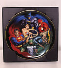 1999 Statue plaque de collection Warner Bros. Justice League COMME NEUF