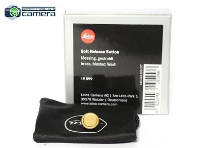 Leica Soft Release Button Brass Blasted 19599 for Q3, M Cameras  *BRAND NEW* - Image 1 of 3