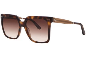 Calvin Klein CK22534S 220 Sunglasses Women's Brown Havana/Red Square Shape 55mm - Picture 1 of 5