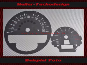 Tachoscheiben für Mini R55 R56 R60 R61 JCW John Cooper Works Design GP 260 Kmh - Picture 1 of 3