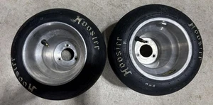 2 Hoosier A40 11.0 X 8.0-6 Tire Wheel Go Kart racing Cart Drift Trike Barstool - Foto 1 di 10