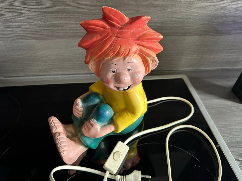 Lámpara Pumuckl lámpara de noche luz nocturna rareza de 1984 Heico agencia de libros Munich - Imagen 1 de 3
