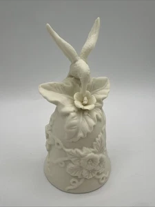 Kolibri Glocke Porzellan Figur mit Blumen KOSTENLOSER VERSAND - Bild 1 von 6