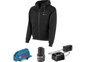 Bosch GHH12V-20LN12 12V Max beheizbares Hoodie-Set mit Akku/Ladegerät/Holster - L - Bild 1 von 3