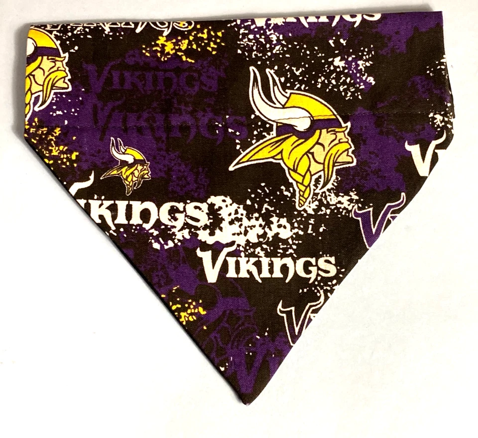 Bufanda Bandana Deslizable Sobre Cuello Mascota Perro Gato MINNESOTA VIKINGS Fútbol MED Foto 1 de 1