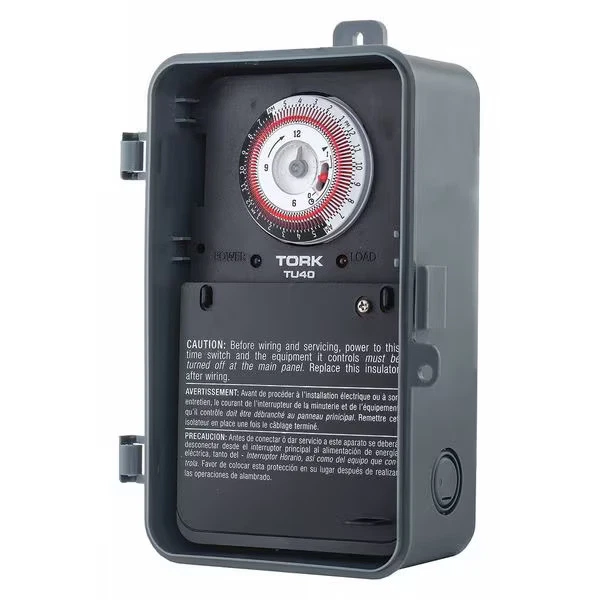 Nsi Tork Time Switch, Mechanical, Easy-Set, 120-277V TU40 Nsi Tork TU40 - Image 1 of 1
