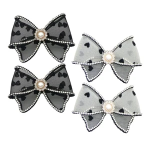 4 Pcs High Heel Shoe Decoration Charms Decorations for Shoes Bows - Picture 1 of 12