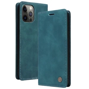 Case for iPhone 13 Pro Max Magnetic Blue Leather Flip Wallet Cover - Bild 1 von 1