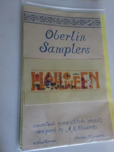 Oberlin Samplers Halloween Counted Cross Stitch Pattern - Picture 1 of 3