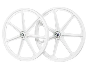 Juego de ruedas Skyway Tuff II BMX Mag 24 pulgadas 3/8" blanco - Imagen 1 de 1