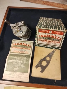 Vintage PFLUEGER SUMMIT 1993-L Angelrolle Jeweled mit Box, Schlüssel & Prospekt - Bild 1 von 17