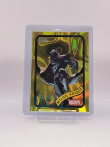 2025 Topps Chrome Marvel #98 Moon Knight refractor de lava amarillo - Imagen 1 de 1