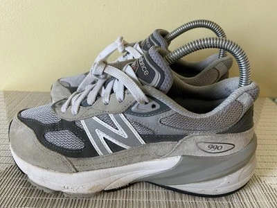 New Balance 990v6 Gris/Blanco Gamuza Zapatos Tenis GC990GL6- TALLA 4.5 Y- 6 W Foto 1 de 4