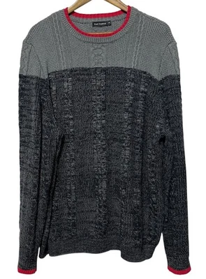 Paul Fredrick Cable Knit Sweater Long Sleeve Men’s XXL Crew Neck Fisherman - Image 1 of 4