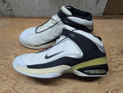 2003 Nike Air Uptempo Player White Vintage Sneaker Shoes Men's 11.5 - Image 1 of 4