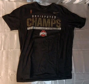 Nike Ohio State Buckeyes National Champions 2014 Undisputed Champs Size L - Picture 1 of 4