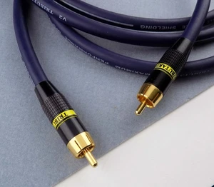 Tributaries V2 RCA Cable 2M (6.4 ft) OFC Copper Video Interconnect Triple Shield - Picture 1 of 4