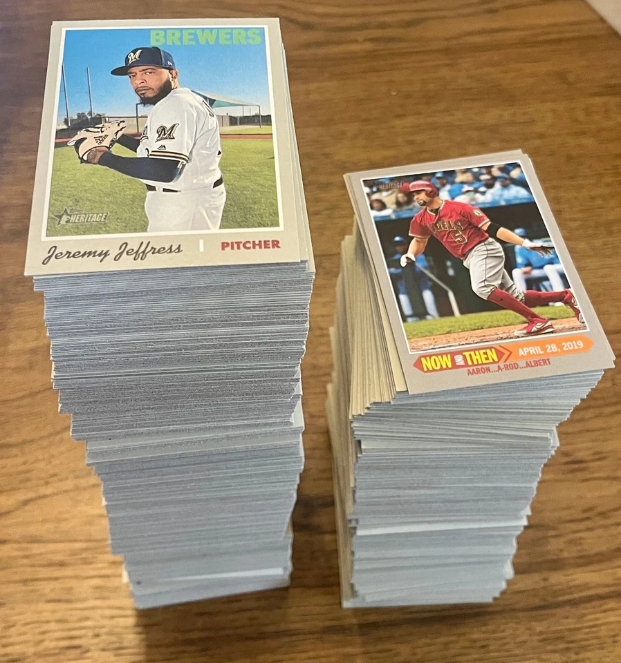 2019 Topps Heritage Baseball Cards 1-250 (NM) - You Pick - Complete Your Set - Image 1 of 1