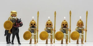 ALEXANDER DER GROSSE + BUKEPHALOS + 4 MAKEDONEN PLAYMOBIL zu Grieche Custom RAR - Picture 1 of 11