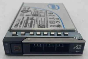 NEW Dell Enterprise 2TB NVMe PCIe3 RI 2.5" TLC SSD 9H31J in 14/15/16th Gen Caddy - Picture 1 of 1